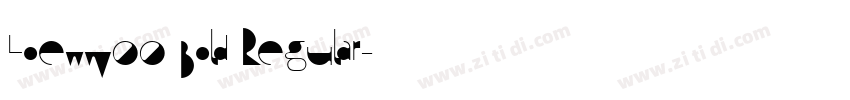 LoewW00 Bold Regular字体转换 LoewW00 Bold Regular字体转换
